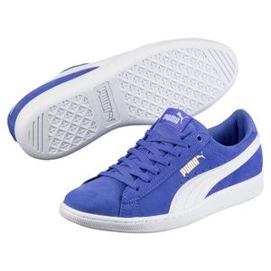 Blue Puma Tennis Shoes